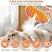Arvion 5 in 1 Cat Steam Brush for Shedding with Skin Detection, Rechargeable Pet Spray Hair Removal Comb for Cats Dogs Long Short Haired Pets, Steaming Dog Brush for Shedding Massaging Grooming