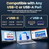 Upperizon Portable Monitor Foldable Dual Screen 15.6 inch FHD 90% sRGB Upperizon Portable Monitor Foldable Dual Screen 15.6 inch FHD 90% sRGB