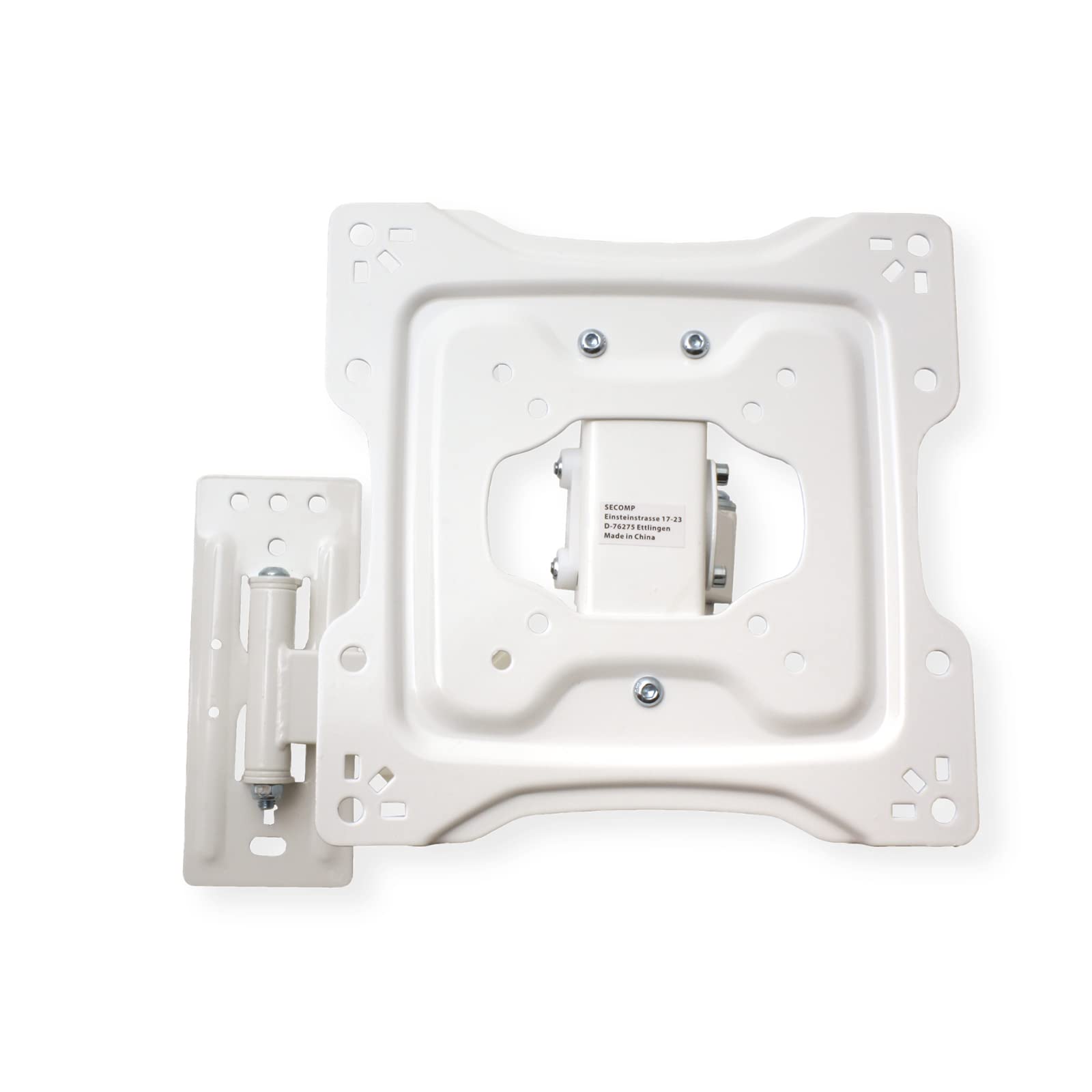 Value 17991148 LCD/TV Supporto da parete, 5 Giunti Bianco