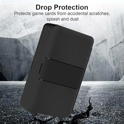 Image of QuoLumPIA 96 Game Case - for Nintendo Switch 2 /OLED /Lite Cartridge storage with 96 Game Card Slots & 160 Micro SD Card Slots, Black, Hard Shell, Silicone Lining, Magnetic snap, Travel, Gift, Party