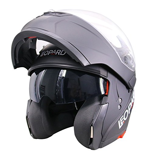 Leopard LEO-838 Casco Modulare Integrale Moto