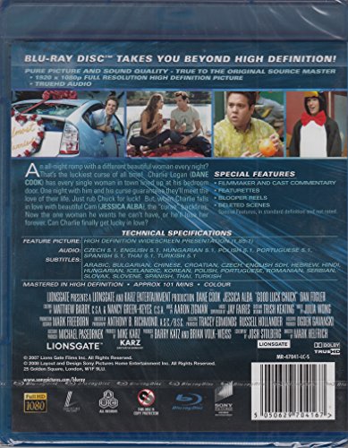 Good Luck Chuck Blu-ray Solución Coleccionistas Comedia Importada 3
