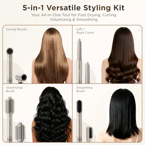 O.H.B 5-in-1 Hot Air Styler (110k RPM, Auto-Wrap) — view 2