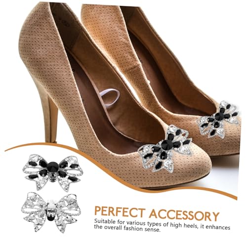 Clips pour chaussures à talons hauts amovibles et strass chic - 5