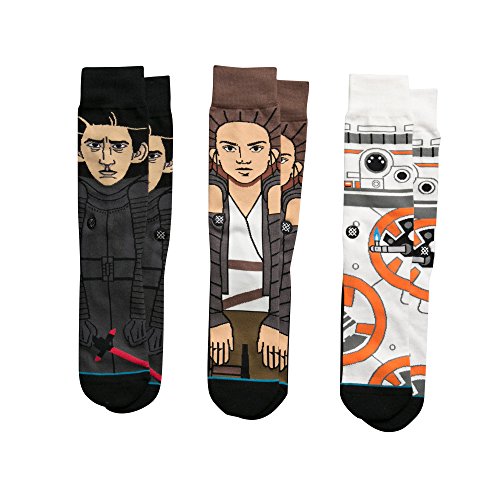 Stance Men's The Force Awakens 3 Pack Socks,Large,Black2