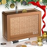 5000 Savings Challenge Box, Wooden Money box for cash saving, Kakeibo Money Saving Box with Numbers, Cash Vault Wooden Saving Box, Wooden piggy bank with Erasable Pen, Alcancias De Dinero Para Adultos