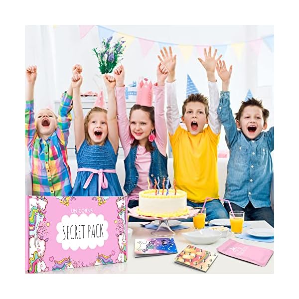 MarkersHome Bolígrafo Tinta Invisible con Luz UV y Libreta Unicornio Packx16 Detalles Cumpleaños Niños,Regalos… - Imagen 7