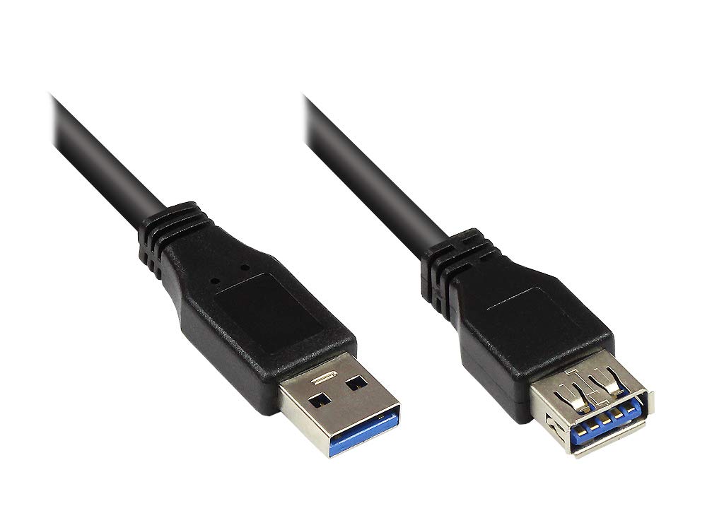 Good Connections Extension Cable USB Easy Plug A to Socket Black 1,80 m