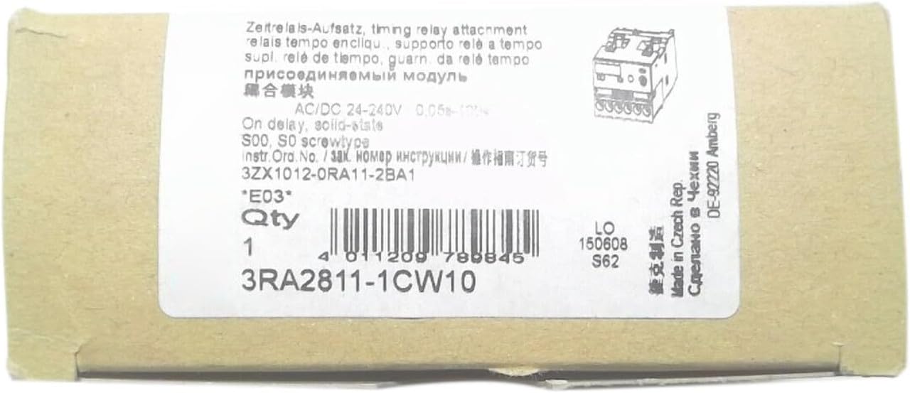 3RA2811-1CW10 module temporisateur Siemens neuf boîte commande électrique