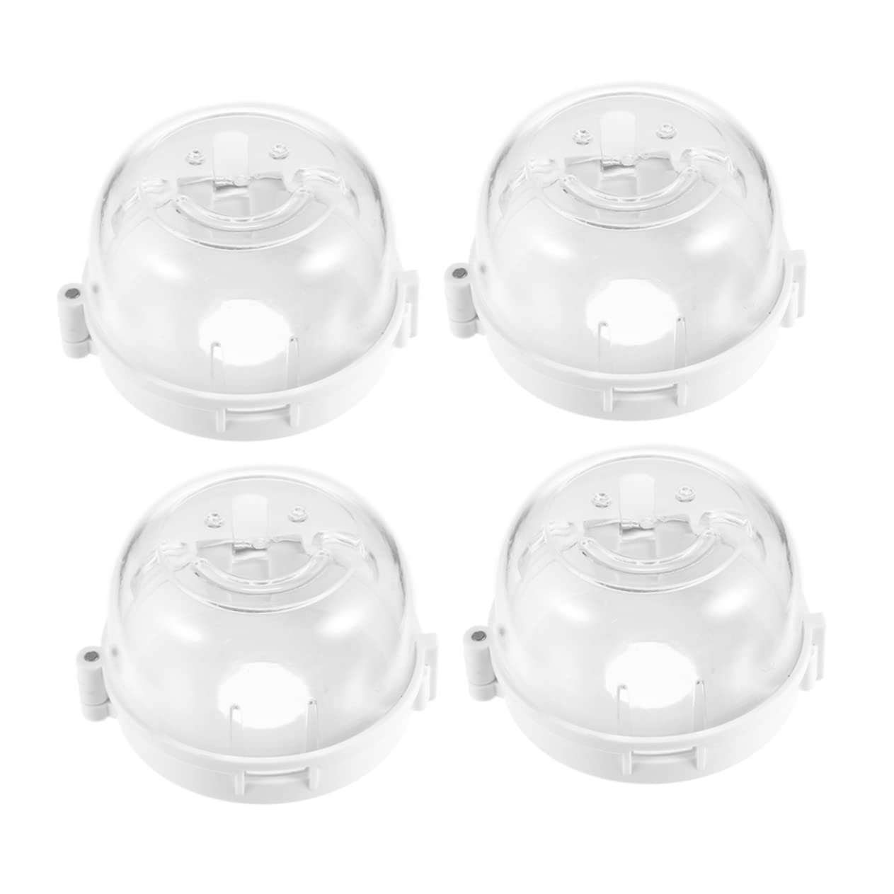 CIMAXIC 4pcs Child Proof Stove Cover Gas Knob Safety Covers Oven Knob Covers for Gas Range Plastic Stove Knob Protectors Stove Shield Baby Proofing