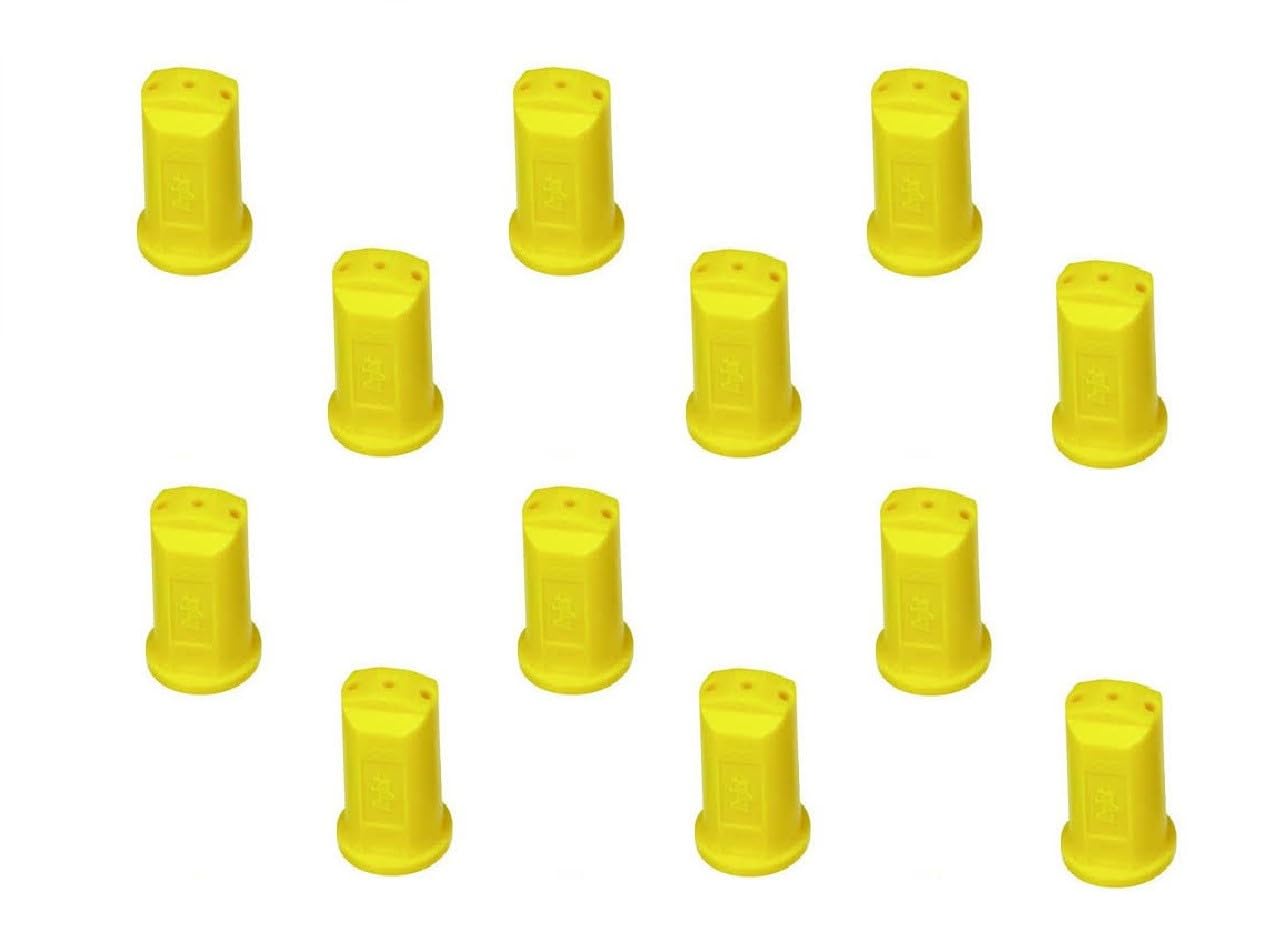 Pack of 12 - TeeJet Stream-Jet SJ-3 3-Stream Outlet Spray Tip 0.20 GPM @ 40 PSI Farmer Bob's Parts SJ3-02-VP