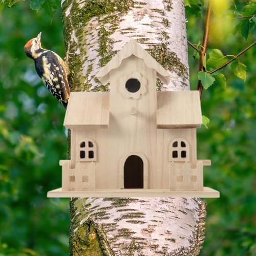 Nichoir en bois suspendu pour protéger les petits oiseaux des prédateurs