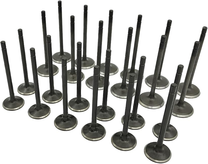 24Pcs Engine Intake & Exhaust Valves Fit for Chevy Camaro Malibu Traverse GMC Acadia for Cadillac CTS SRX for Pontiac G6 G8 3.6L 2004-2011, Replace 12610931 12621548