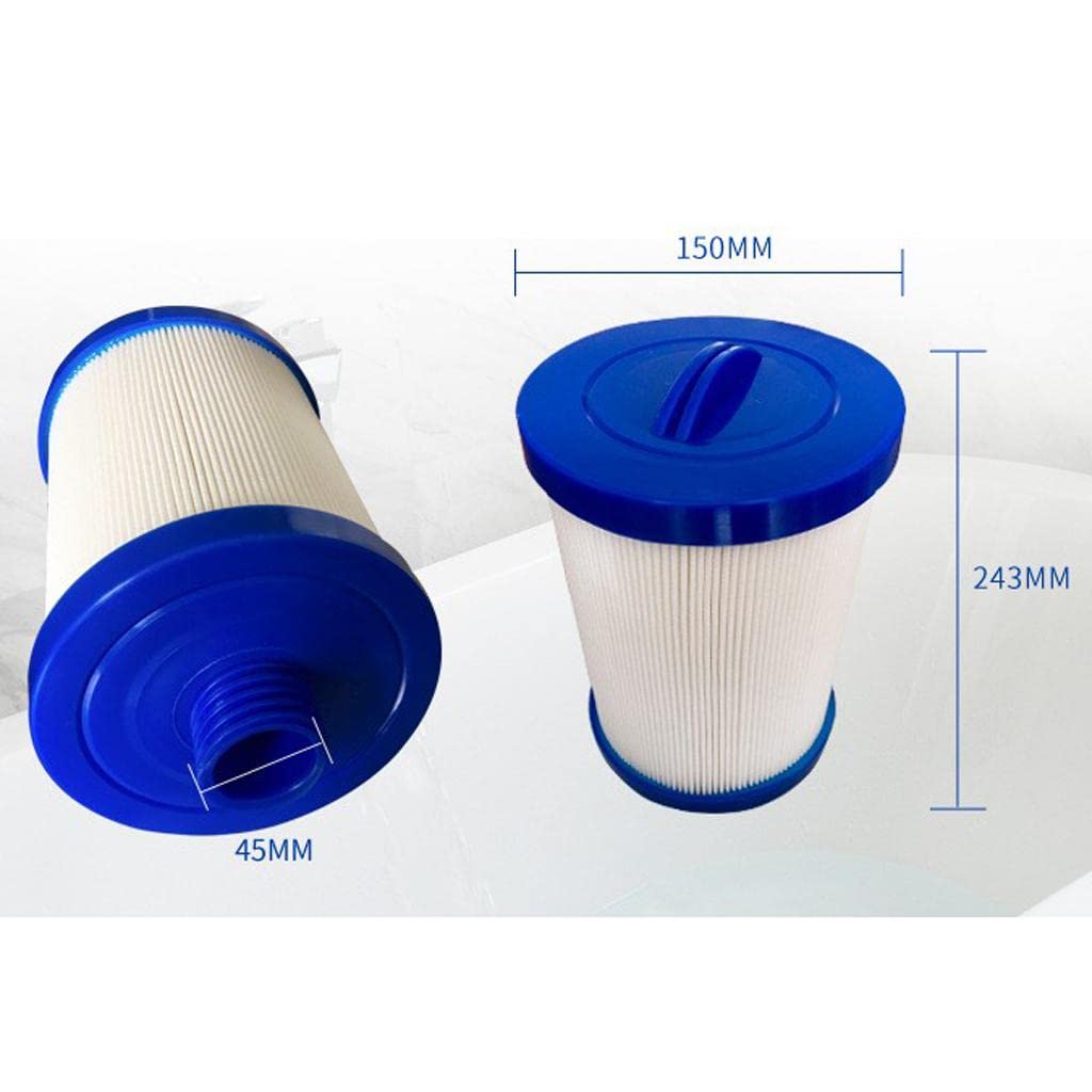 Cartouche Filtrante Bleue de Rechange pour Pompe de Piscine, 150 Mm X 243 Mm