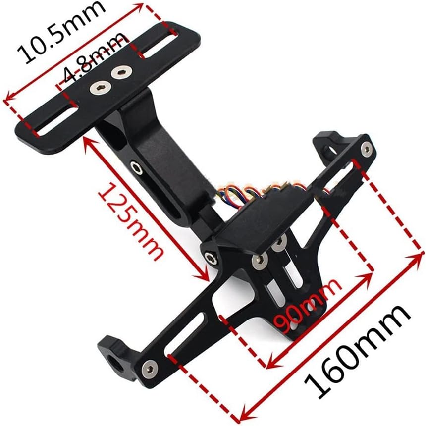 For Suzuki For Gsxr 600 For Gsxr750 For Gsx-R600 For Gsr600 /750 Motorcycle Adjustable License Number Plate Frame Frame Number