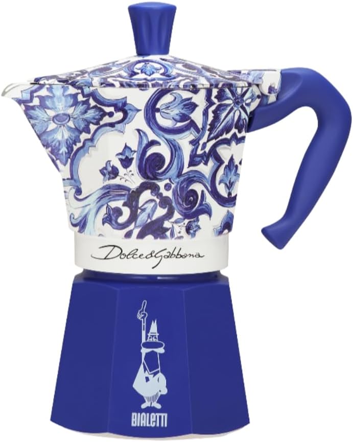 Bialetti Dolce & Gabbana Mocha Express Blue Mediterraneo