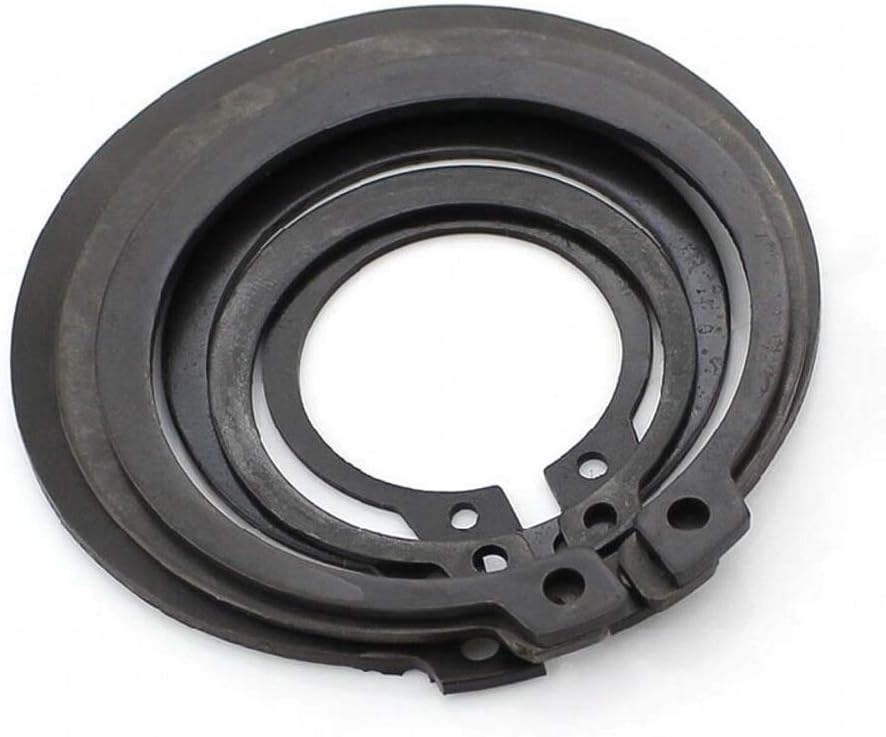 500Pcs ￠12 External Retaining Rings Circlip Snap Ring Carbon Steel 65Mn Black (500Pcs, ￠12)