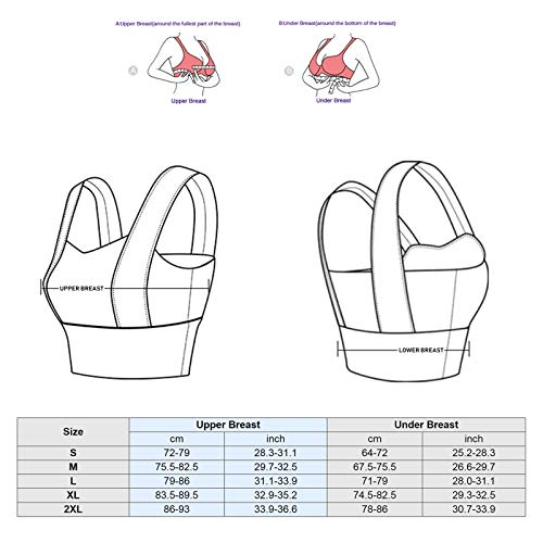 DECDEAL Sutiã esportivo feminino push-up à prova de choque acolchoado tops recortados com tope regat