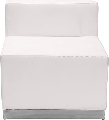 Miniatura 3 de Flash Muebles Hercules Alon Series piel Recepción Configuración, 8piezas, Tela, Negro