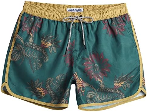 maamgic mens Trunk Style Swim Trunks