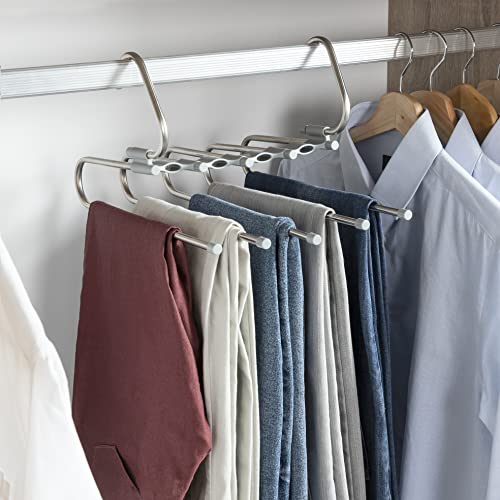 Cintre multiple pour pantalon pour l'optimisation de l'espace dans votre dressing