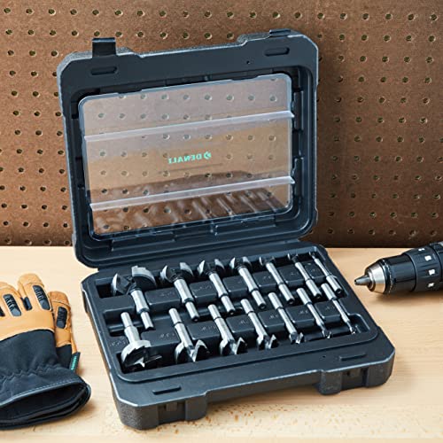 Amazon Brand - Denali 14-Piece Forstner Bit Set With Carry Case #TOP5