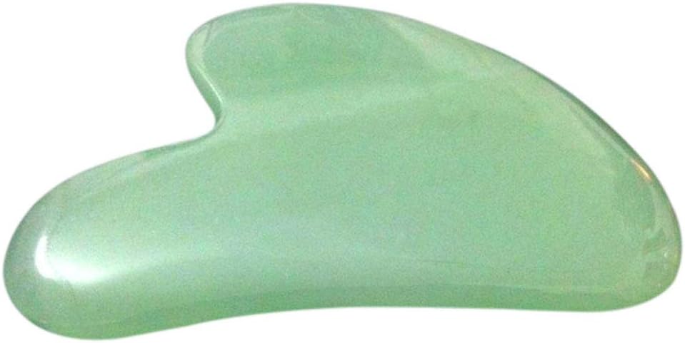 Onwon Aventurine Gua Sha Scraping Massage Board Tool Natural Jade Stone Guasha Board for Face Body Skin Caring Spa Therapy Trigger Point Treatment Soft Tissue Mobilization Tool