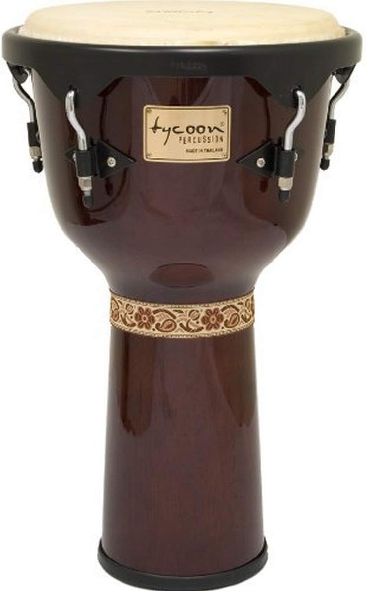 Tycoon Percussion 12 Inch Artist Series Djembe - Mahogany Finish
