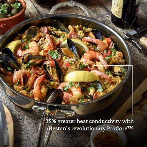Image of Hestan - NanoBond Collection - Titanium All-In-One Pan, Induction Cooktop Compatible, 5 Quart