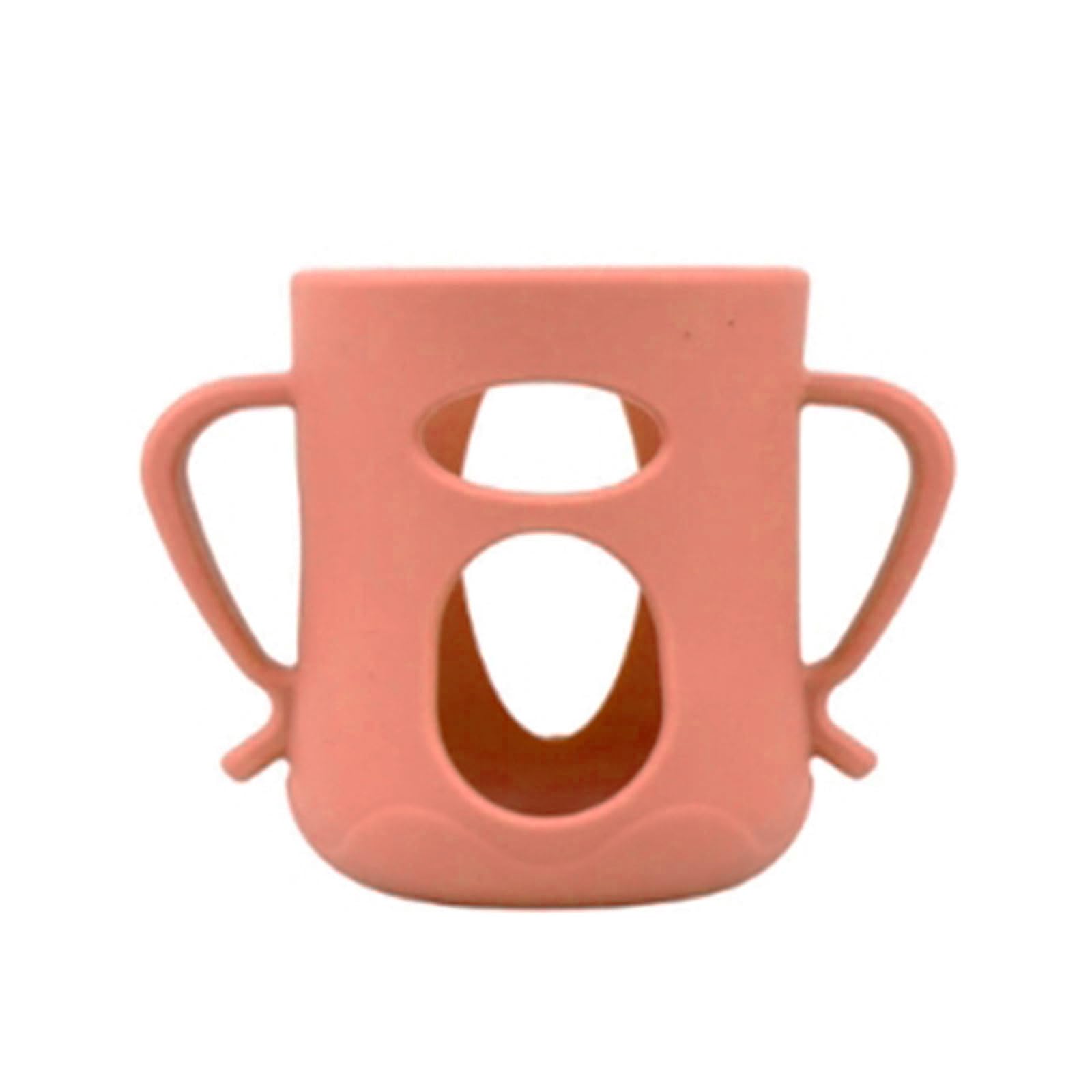 YROHGKPN Shockproof Milk Bottle Protector Secure Grip Design Food-Grade Silicone for Infant Heat Shockproof Silicone Cover