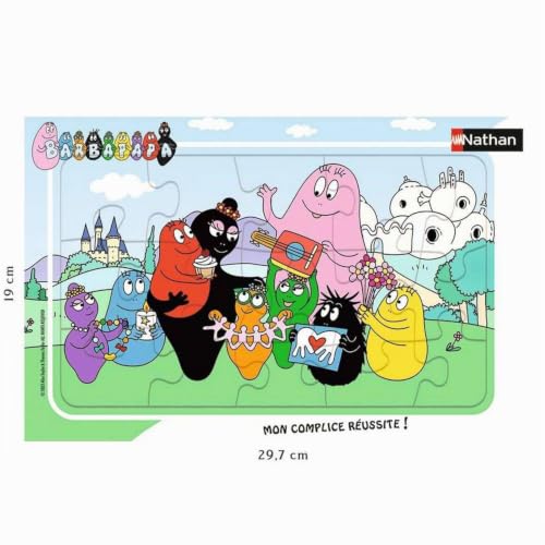 Puzzle cadre 15 pièces : Barbapapa la Fête des mères Ravensburger Nathan - vue 3