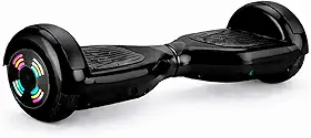 Hoverboard Skate Elétrico 6.5" com Bolsa Led Bluetooth Preto Brinovar