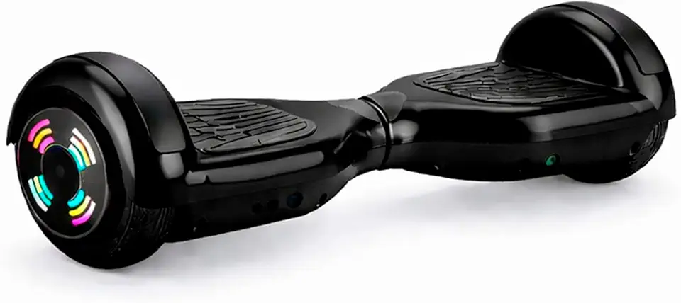 Hoverboard Skate Elétrico 6.5" com Bolsa Led Bluetooth Preto Brinovar