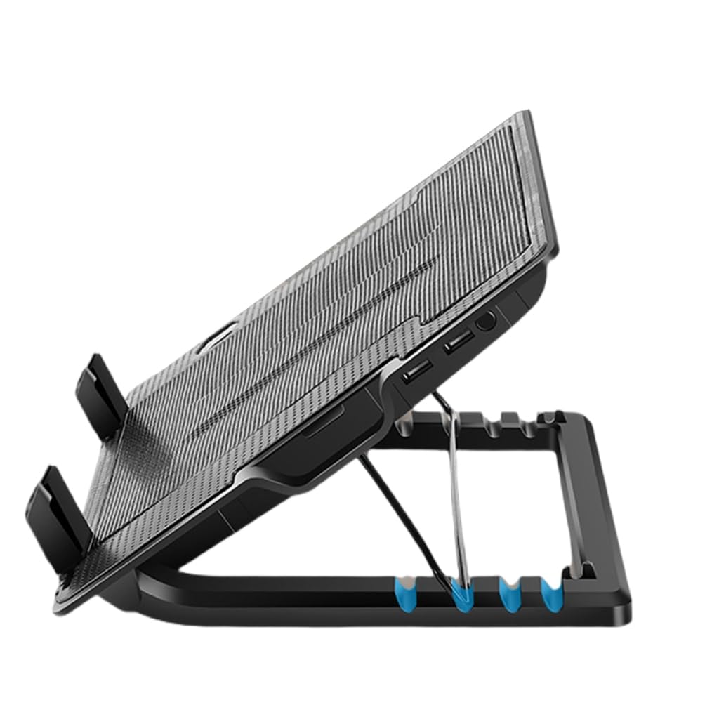 Almohadilla de refrigeración para laptop, ventilador silencioso para computadora portátil de 11 a 18 pulgadas