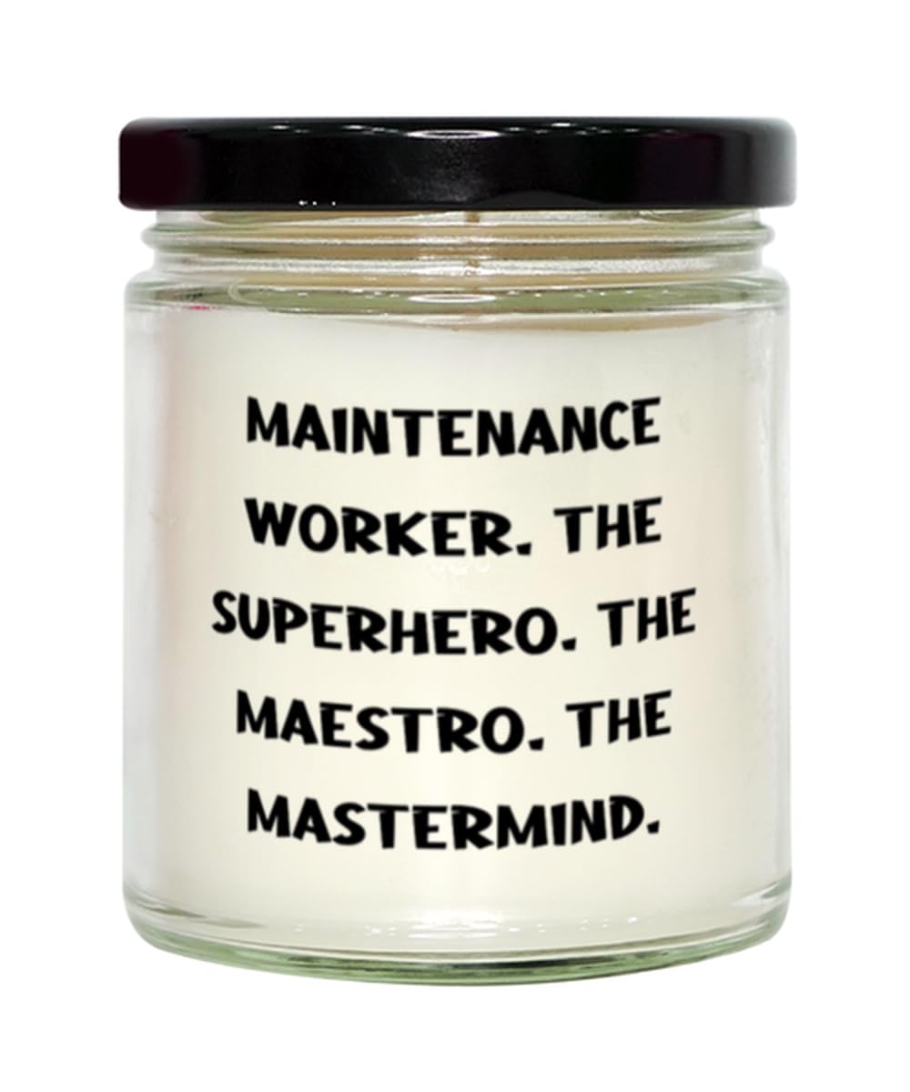 Maintenance Worker. The... Maintenance Worker Scent Candle, Best Maintenance Worker Gifts, for Coworkers from Team Leader