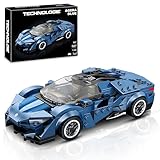 HIGH GODO MOC Racing Sports Car Building Blocks Set, Technique and Engineering Super Vehicle Building Kits,Cool Simulation Supercar Model Gifts for Car Lovers (327 Pieces)