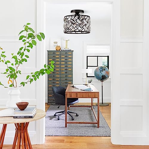 Spots, Reflectores Y Lámparas De Techo, lampara techo negra Marca FRIDEKO HOME (3)