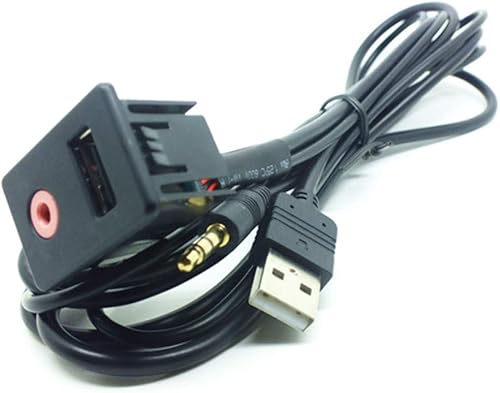 Adattatore Incasso Montaggio Ricambi Auto Interni Auto Dispositivo Ricarica Cuffie Audio Jack Maschio Modifica Alta Velocit Accessori Pannello Ingresso USB Aux per Volkswagen per Toyota Nero Adattatore Incasso Montaggio Ricambi Auto Interni Auto Dispositivo Ricarica Cuffie Audio Jack Maschio Modifica Alta Velocit Accessori Pannello Ingresso USB Aux per Volkswagen per Toyota Nero