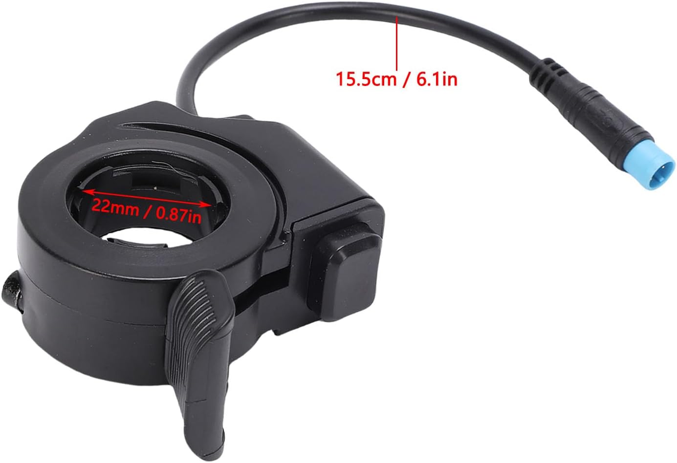 Fabater Throttle Accelerator, Electric Scooter Accelerator with 15.5CM 4 Pin Cable, Scooter Throttle for Kukirin G2 Pro G2 MAX, Finger Thumb Speed Throttles Replacement