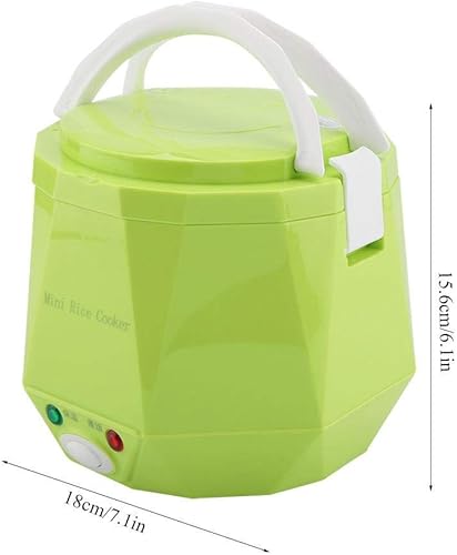 Miniatura 6 de Mini ollas arroceras 24V 1.3 L olla de arroz eléctrica Vaporizador de alimentos para camión Cocina de coches para sopa Gachas de arroz Fideos de