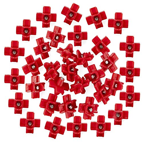 Mewtogo 40 Pack Horizontal Chicken Nipples Waterer Automatic Poultry Nipples Horizontal Side Mount Chicken Drinkers For Chicken Quail Ducks #TOP29