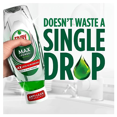 Fairy Max Power Washing Up Liquid 730ML, Easy and Effortless Cleaning, Even On Your Greasiest Pots and Pans - Image 4