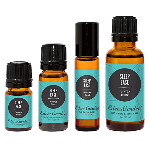 Edens Garden Sleep Ease Essential Oil Synergy Blend, 100% Pure Therapeutic Grade (Undiluted Natural/Homeopathic Aromatherapy Scented Essential Oil Blends) 5 Ml #TOP6