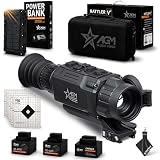 AGM Rattler V2-25-384 Thermal Scope Bundle for Hog & Coyote Hunting with AGM Power Bank, 5 Thermal...