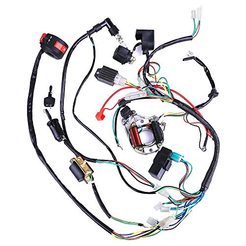 Leimo Kparts Complete Electrics Stator Coil Cdi Wiring Harness For 4 Stroke Atv Klx 50Cc 70Cc 110Cc 125Cc-Atv Wiring Harness #TOP6