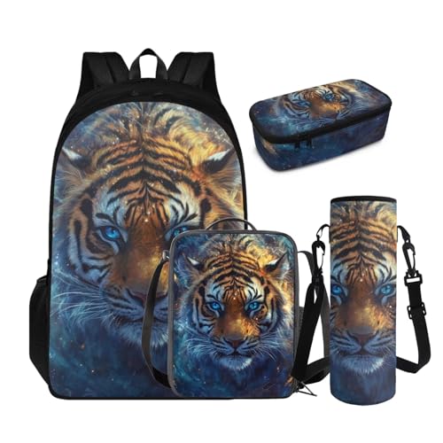 Sac à dos école de grande capacité avec sac à lunch pour garçon de 10 à 12 ans