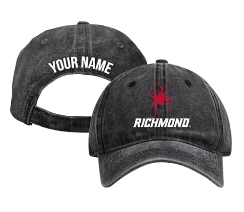 R and R Imports Richmond Spiders Personalized College Dad Hat – Officially Licensed Baseball Cap Black