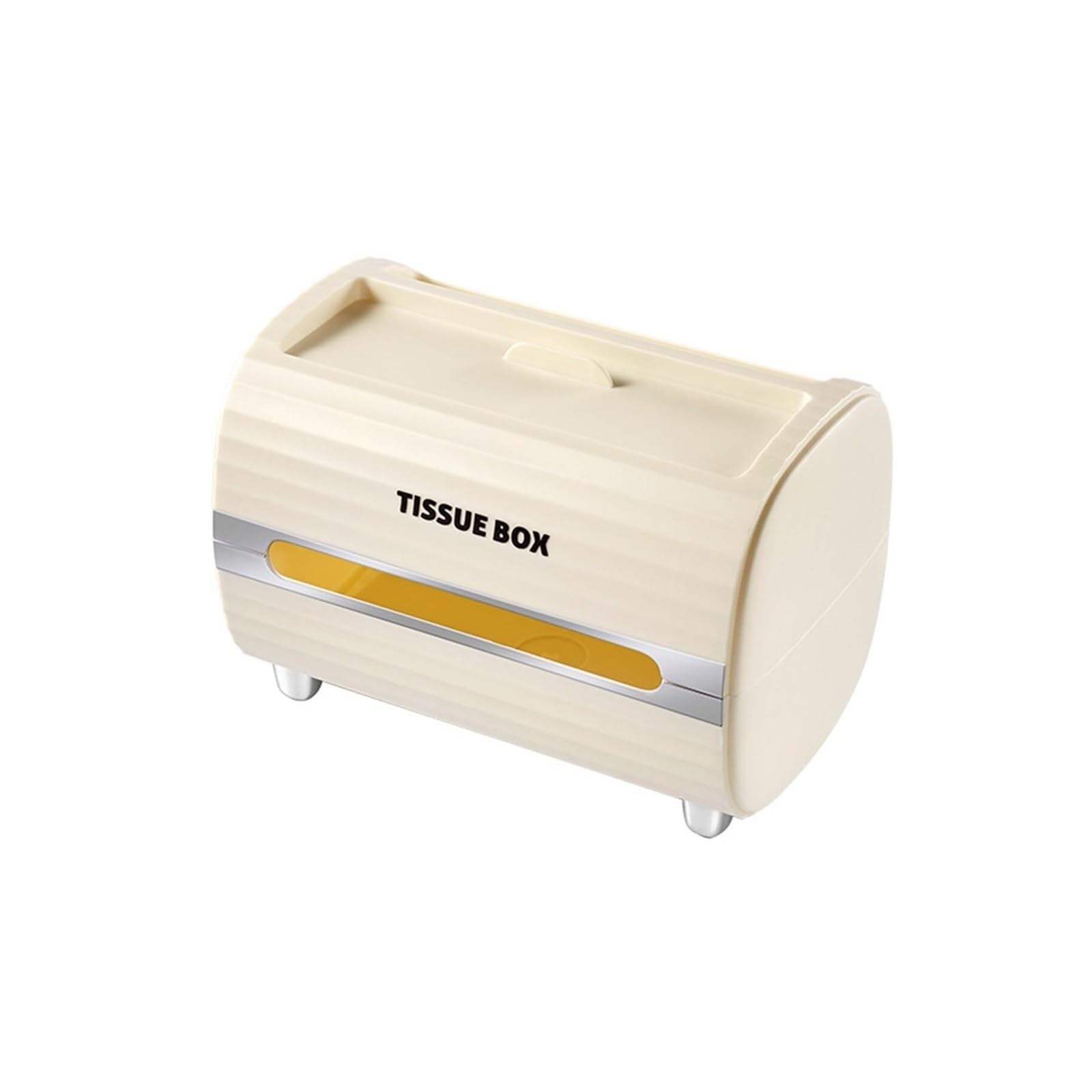 Tissue Dispenser Box Tissue Box Cover Multifunctional Holder With Storage Modern Napkin Dispenser Apartment Must Haves(Beige)
