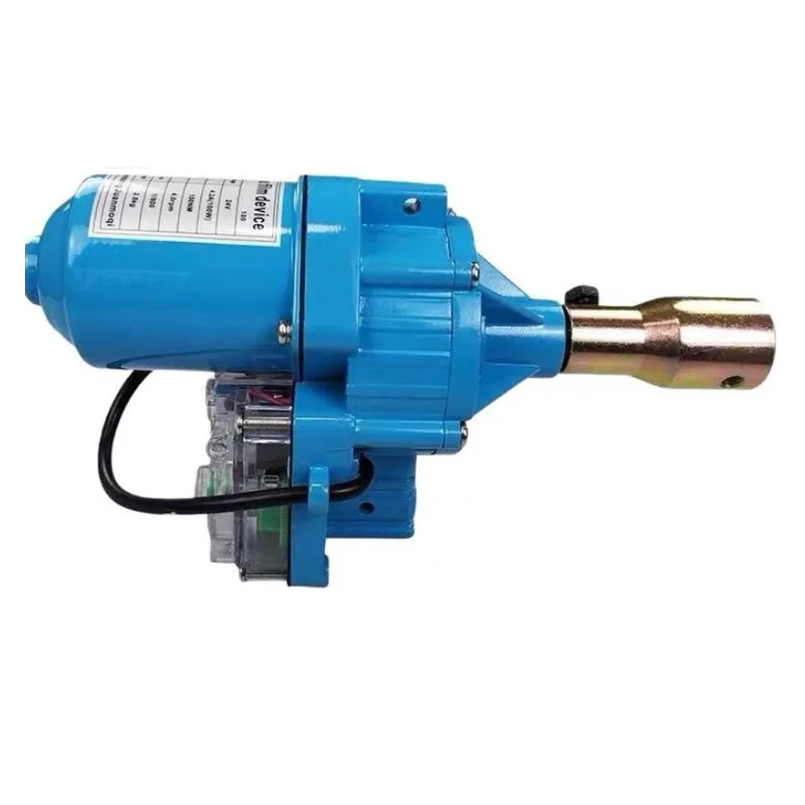 Zrolowany silnik elektryczny o mocy 100 W, rolowana folia z tworzywa sztucznego do szklarni, elektryczna maszyna do folii wiatrowej, zasłony wentylacyjne Dc24V(Single motor)