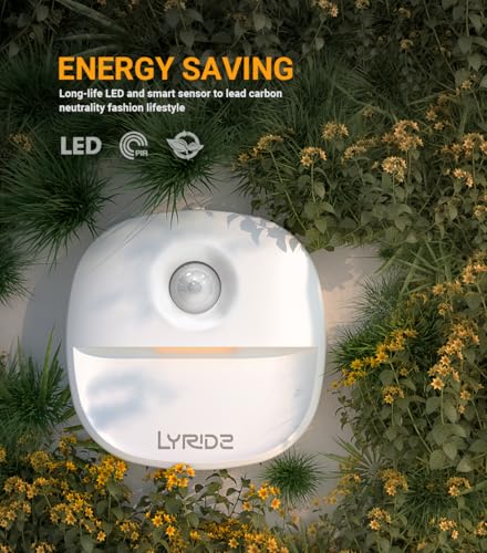 Lyridz Luz noturna com sensor de movimento – plugue de luz noturna com sensor do crepúsculo ao amanh